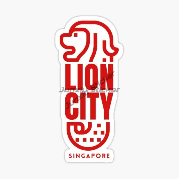Singapore Flag Merlion Scenery - Car Accessories Singapore avis et prix