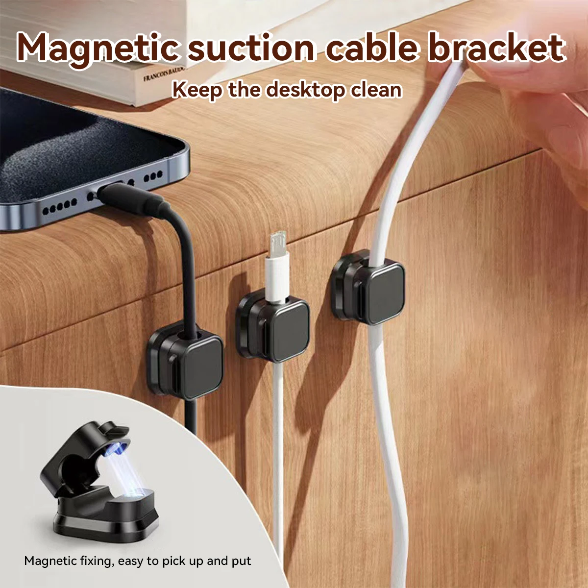 5Pcs Magnetic Cord Clip Organi - Car Cable Organizer avis et prix