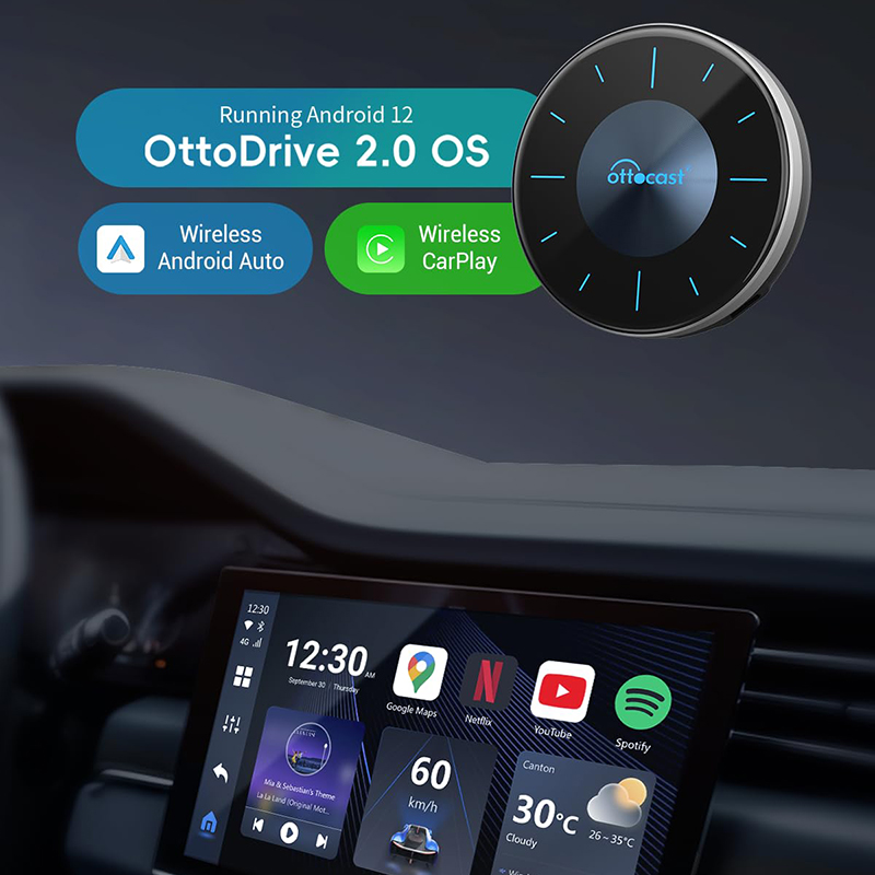 OTTOCAST P3 CarPlay AI Box Wir - Car Accessories Youtube avis et prix