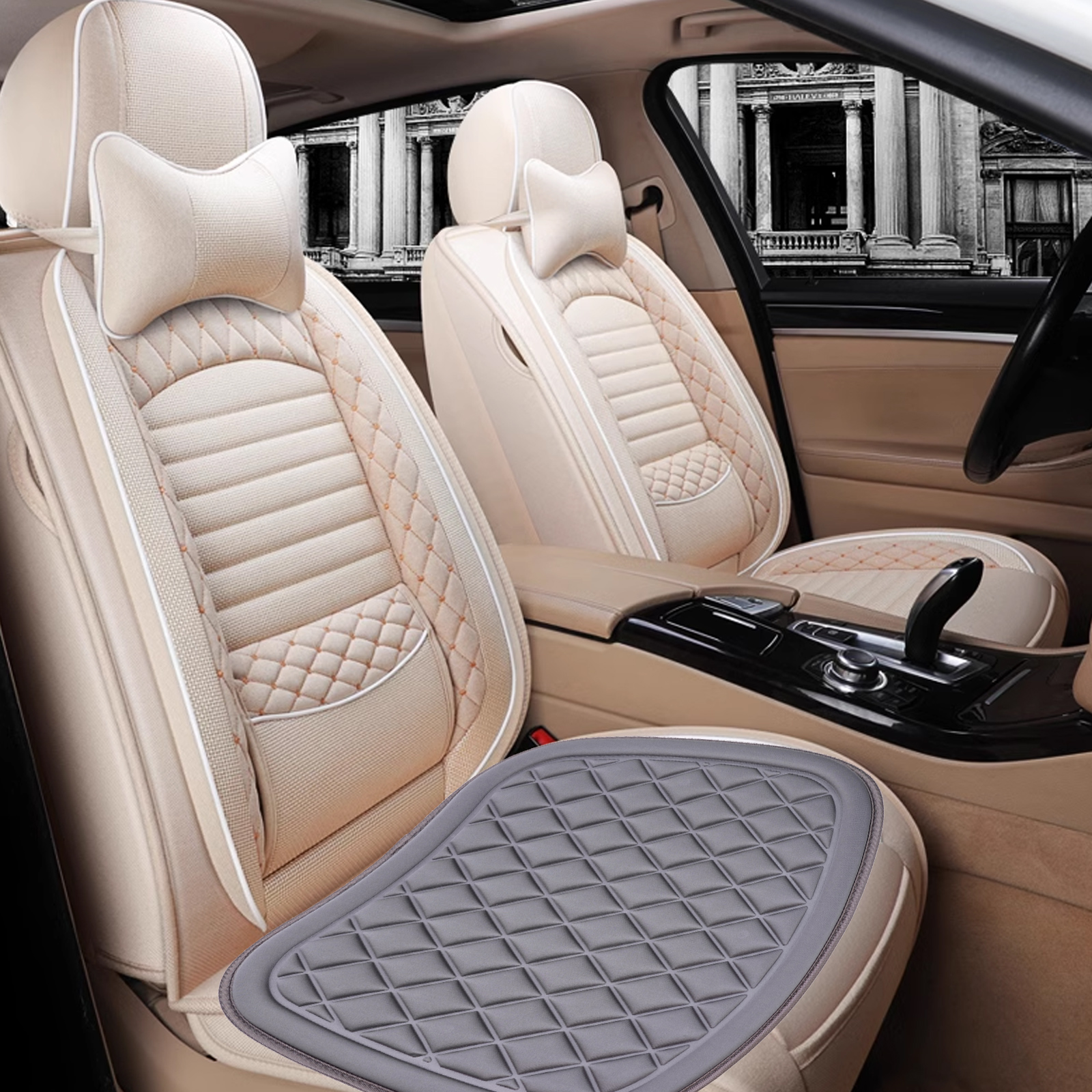 Car Seat Car ​Cushion 44*48cm  - Car Seat Cushion Memory Foam avis et prix
