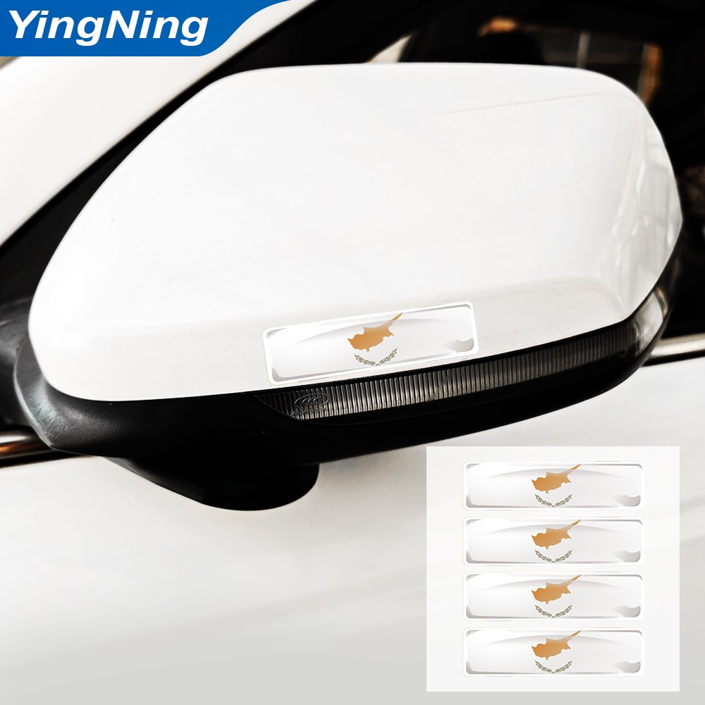 4PCS Cyprus Flag Sticker 3D Do - Car Accessories Cyprus avis et prix