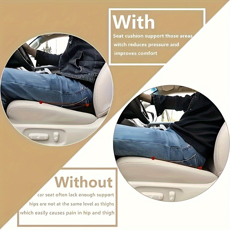 2-in-1 Car Seat Cushion Lumbar - Car Seat Cushion Memory Foam avis et prix